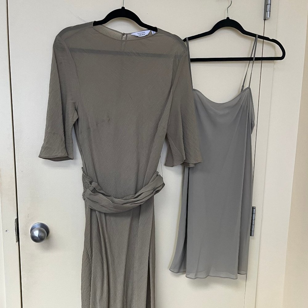 LIKE NEW: SIZE 12 & OTHER STORIES SAGE GREEN PARTY DRESS - Spring/Summer/Fall